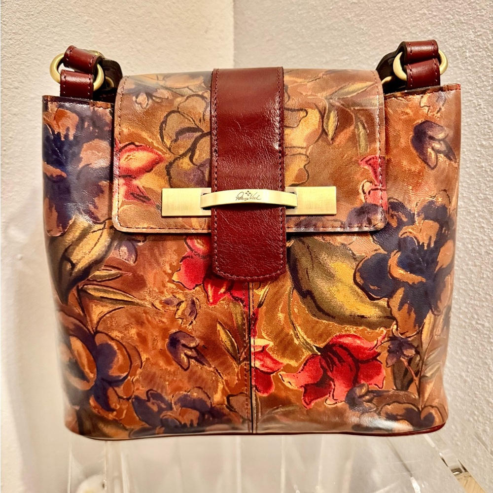 Patricia Nash Multicolor Floral Crossbody Bag